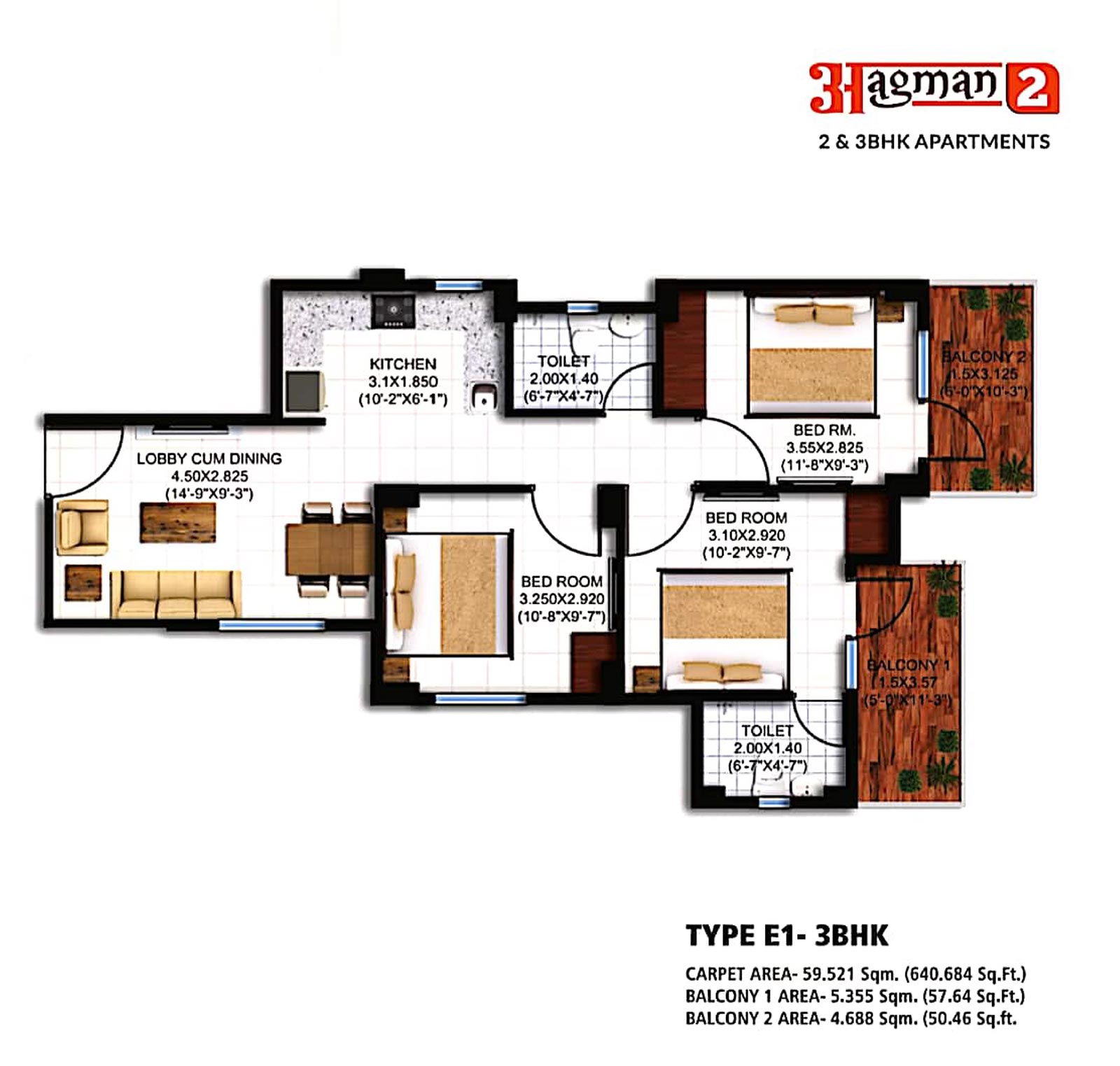 aagman affordable flats