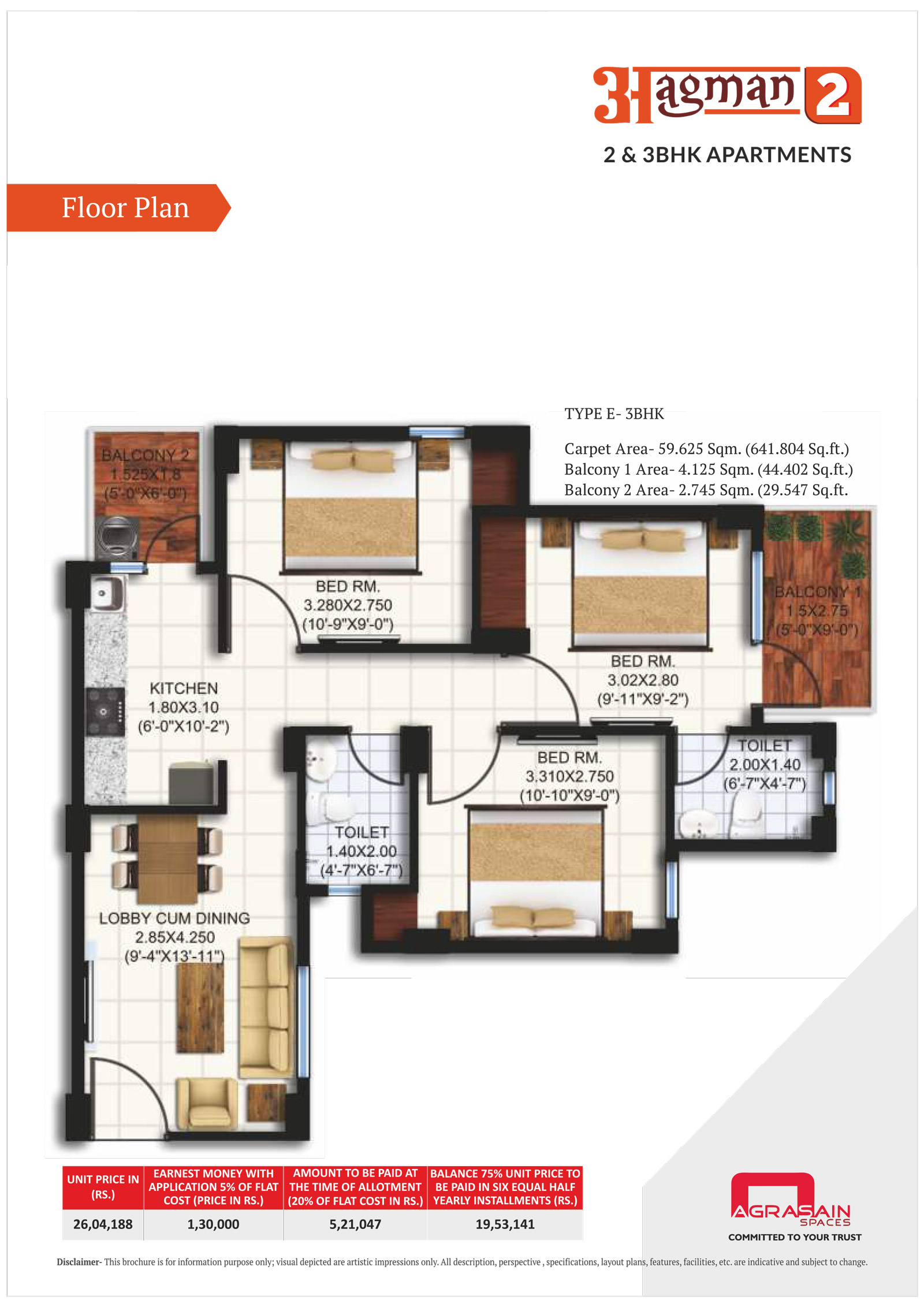 aagman affordable flats
