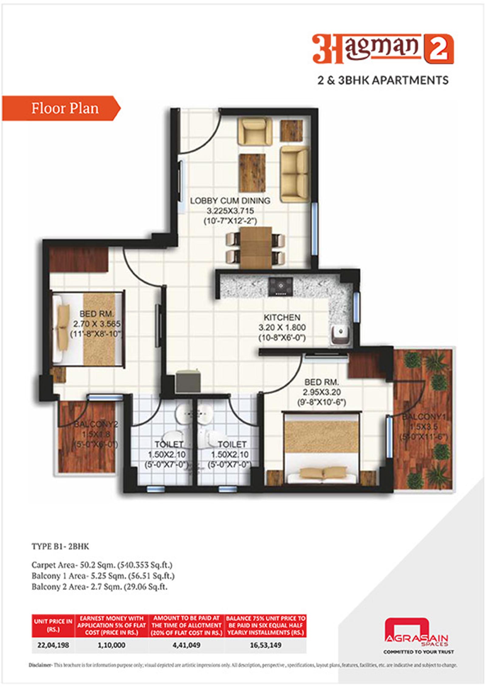 aagman affordable flats