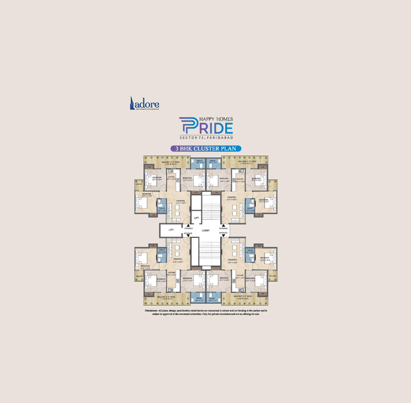 adore affordable flats in faridabad