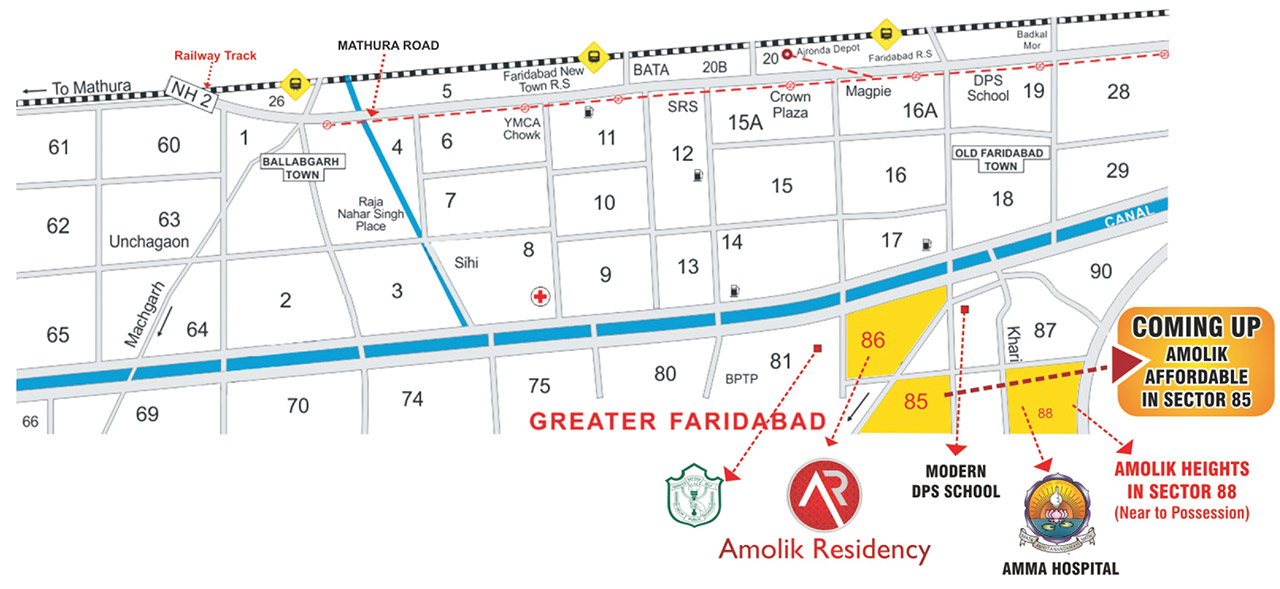 amolik flats location