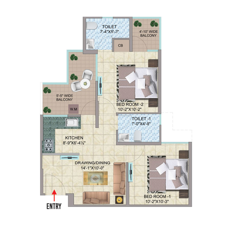 vasant heights shops price